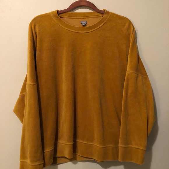 Aerie Velvet/Velour Long Sleeve Sweatshirt/Top - Picture 2 of 5